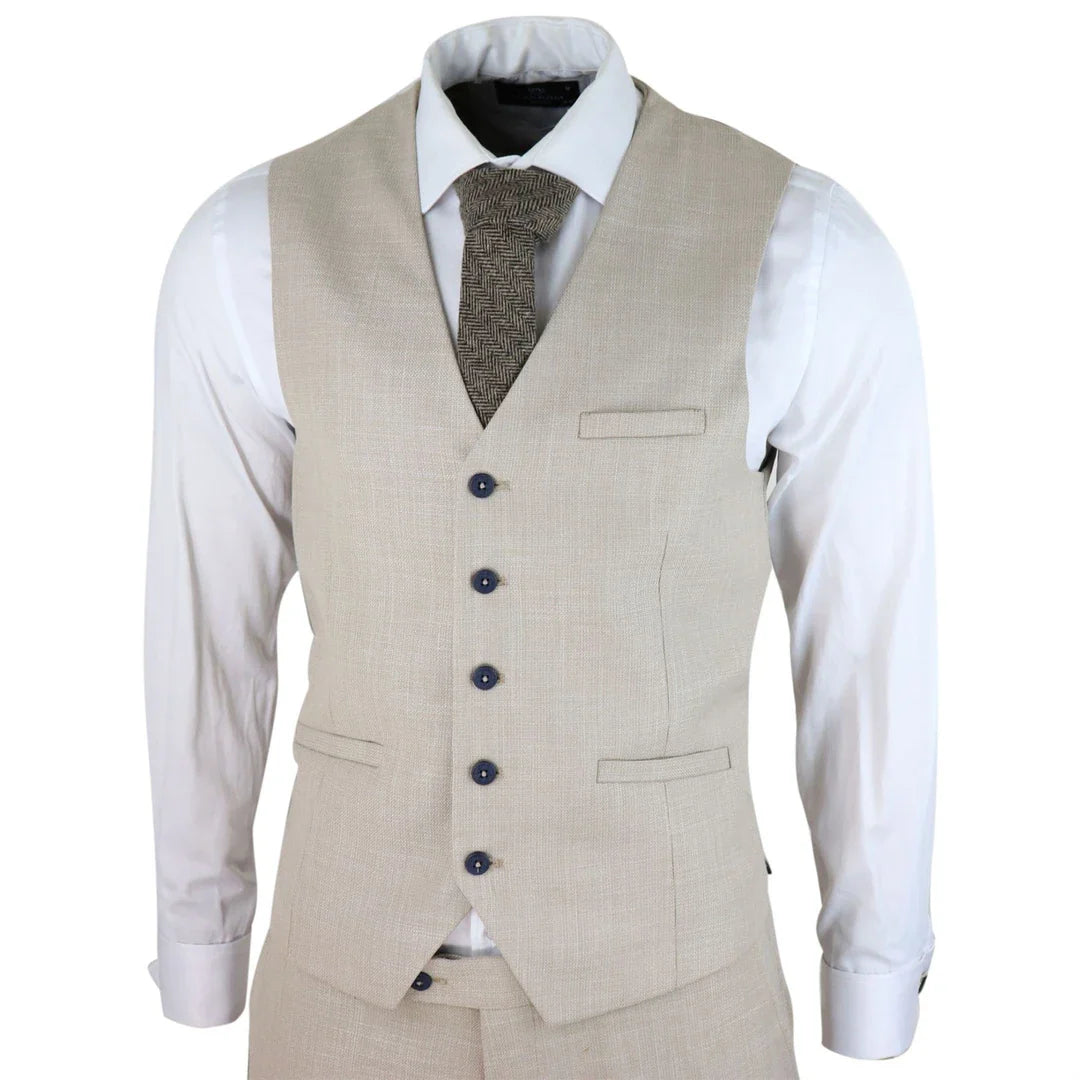 Vīriešu tvīda rūtaina veste ar Peaky Blinders rakstu un klasisku "siļķu kaula" rakstu