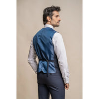 Seeba - vīriešu klasiska tumši zila veste