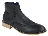 Vīriešu Peaky Blinders brogue zābaki ar rāvējslēdzēju