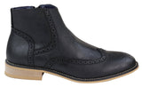 Vīriešu Peaky Blinders brogue zābaki ar rāvējslēdzēju