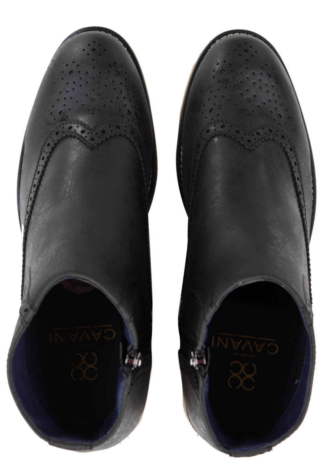 Vīriešu Peaky Blinders brogue zābaki ar rāvējslēdzēju
