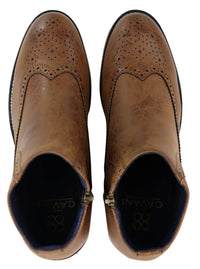 Vīriešu Peaky Blinders brogue zābaki ar rāvējslēdzēju